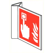Brandmelder met vlam