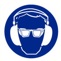 Bril en oorkap verplicht