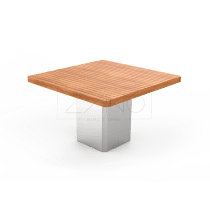 Buitentafel model Stilo, vierkant 120 cm
