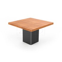 Buitentafel model Stilo, vierkant 120 cm