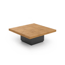 Buitentafel serie Quadro, hoog 45 cm, vierkant 120 cm