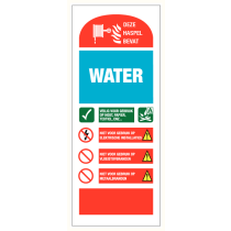 Deze haspel bevat water