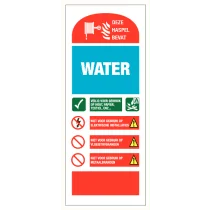 Deze haspel bevat water