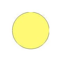 Fotoluminescerende sticker ø 45 mm