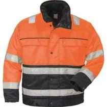 Fristads 444 PP fluor oranje/marineblauw jack