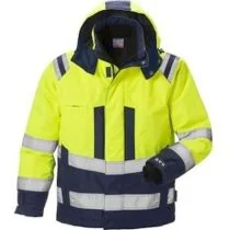 Fristads Airtech 4035 GTT jas fluor geel/marineblauw