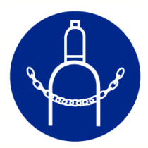 Gasfles verankeren verplicht