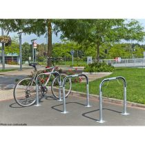 Gegalvaniseerde fietsbeugel, buisdiameter Ø 50 mm met voetplaat