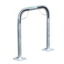 Gegalvaniseerde fietsbeugel, buisdiameter Ø 50 mm met voetplaat