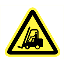 Gevaar voor vorkheftrucks en andere industriële voertuigen