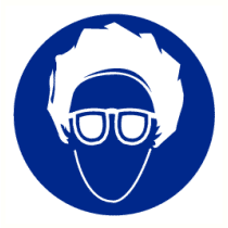 Haarnet en veiligheidsbril verplicht