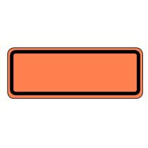 Half ADR bord reflecterend