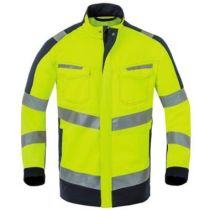 HAVEP 50169 jas fluor geel/marineblauw