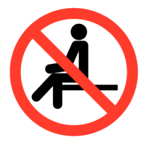 Hier zitten verboden