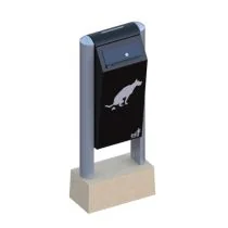 Hondenhalte 60 liter BINsystem