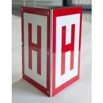 Hydranten bord, 3 zijdig