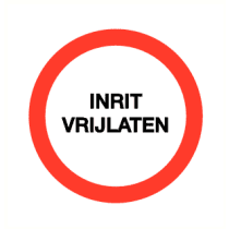 Inrit vrijlaten