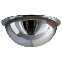 JISLON kogelspiegel 360° van acrylaat met bolvormig spiegeloppervlak en metalen rand