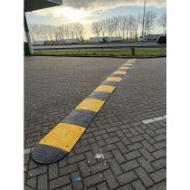 Kunststof verkeersdrempels Slow 3 compleet 3 cm hoog
