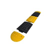 Kunststof verkeersdrempels Slow 5 compleet 5 cm hoog