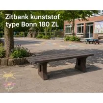 Kunststof zitbank type Bonn 180 ZL
