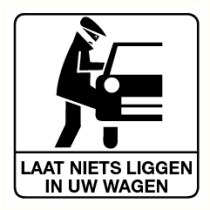 Laat niets liggen in uw wagen
