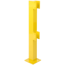 Leuning eindstaander voor binnen, lengte 100 cm.