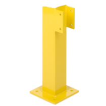 Leuning eindstaander voor binnen, lengte 50 cm.