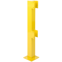 Leuning eindstaander voor buiten, lengte 100 cm