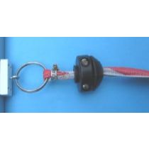 Magnetische wandclip voor bevestigen afzetlint