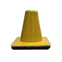 Mini afzetkegel 15 cm geel