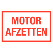 Motor afzetten