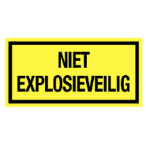 Niet explosie veilig