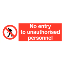 No entry to unauthorised personnel