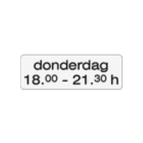 Onderbord OB209a