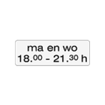 Onderbord OB209b