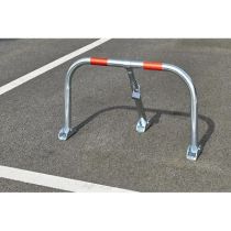 Parkeerbeugel met los hangslot, economy model parkeerbeugel met 3 steunen