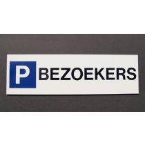 Parkeerbord Bezoekers