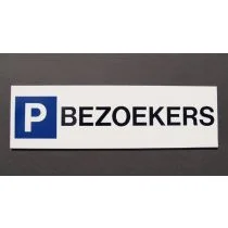 Parkeerbord Bezoekers