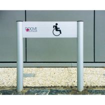 Parkeerbord de luxe met 2 staanders