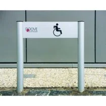 Parkeerbord de luxe met 2 staanders