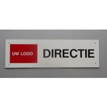 Parkeerbord Logo + Directie