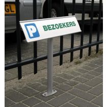 Parkeerbord met 1 paal