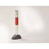 Parkeerpaal met cilinderslot, afmeting paal 5 x 5 x 60 cm