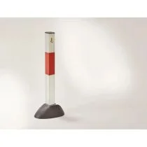 Parkeerpaal met cilinderslot, afmeting paal 5 x 5 x 60 cm