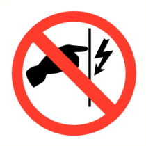 Pas op, Electrische spanning