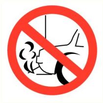 Pictogram Draaiende motor verboden