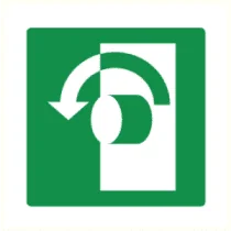 Pictogram Draairichting linksom