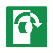 Pictogram Draairichting rechtsom