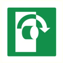 Pictogram Draairichting rechtsom